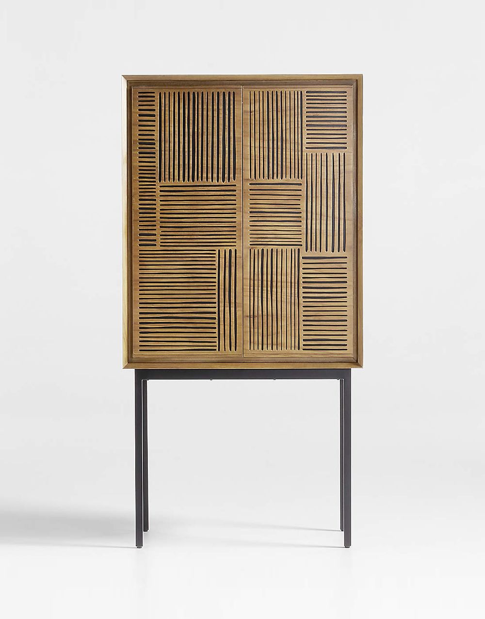 Solid Wood Bar Storage Cabinet - Image 4